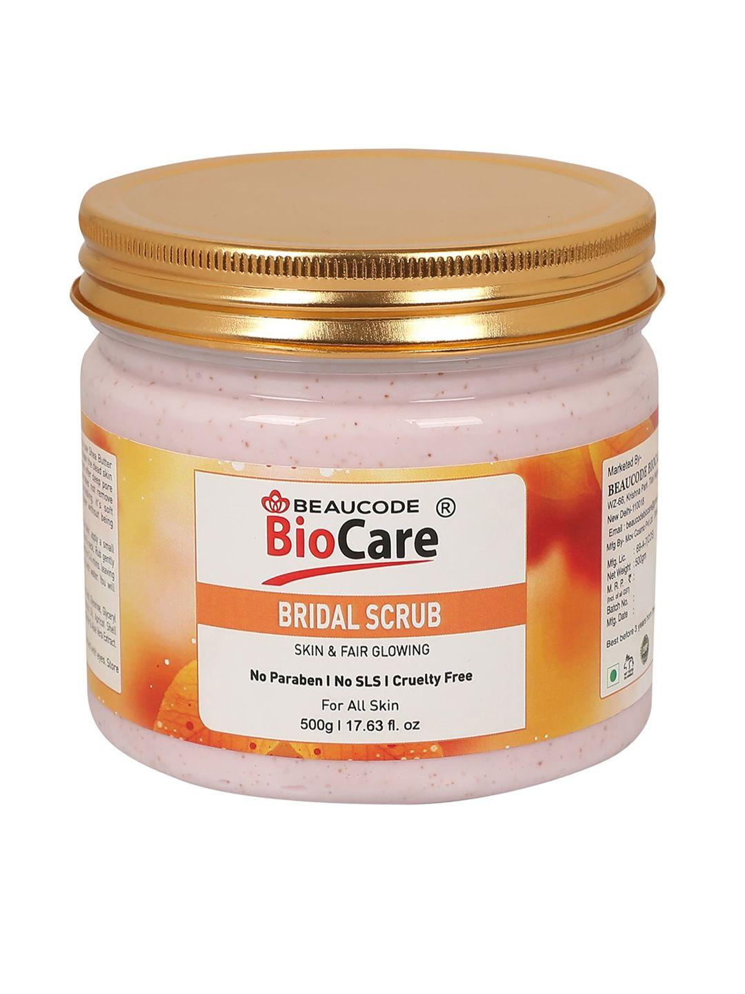 beaucode biocare bridal face scrub for glowing skin - 500 g