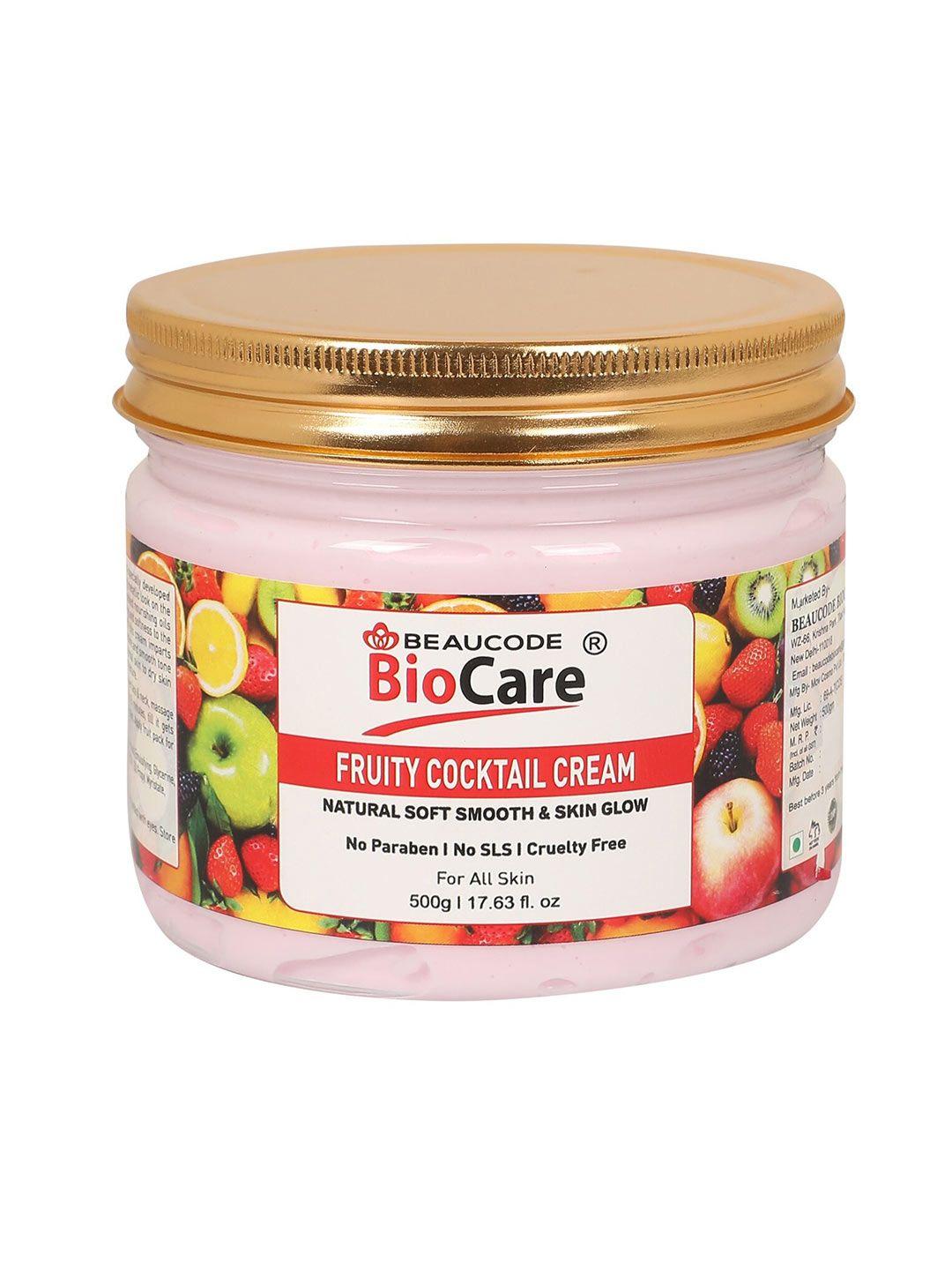beaucode biocare fruity cocktail face & body cream for all skin types - 500 g