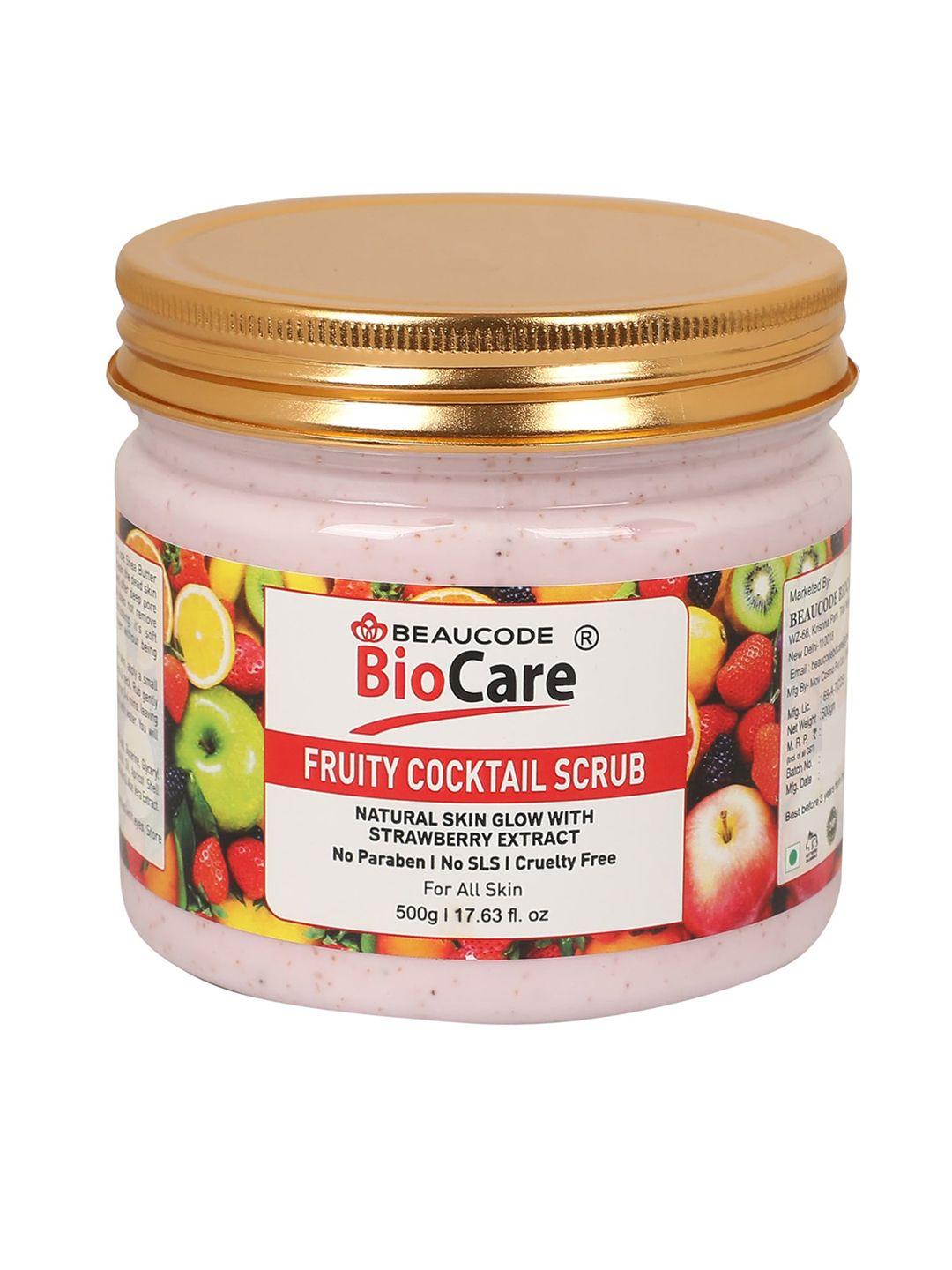 beaucode biocare fruity cocktail scrub for all skin types 500 g