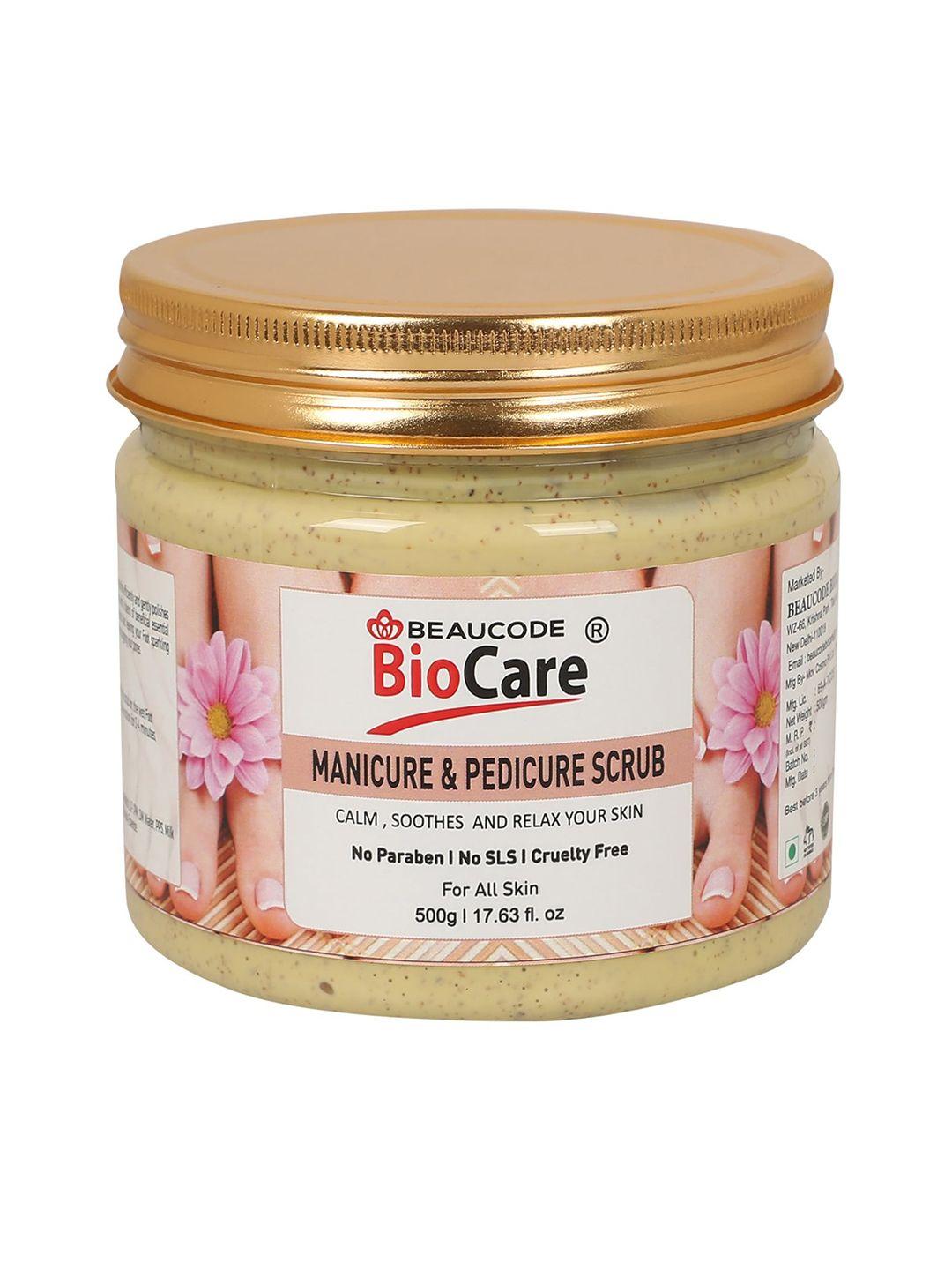 beaucode biocare manicure & pedicure scrub for all skin types - 500g