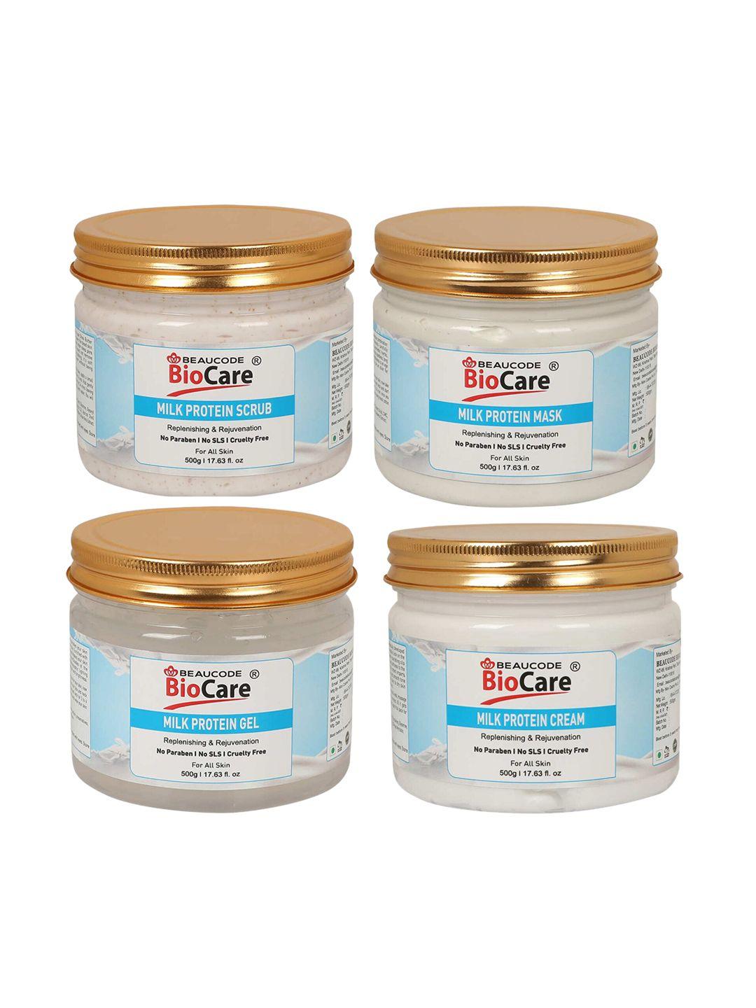 beaucode biocare milk protein facial kit - 500 g each