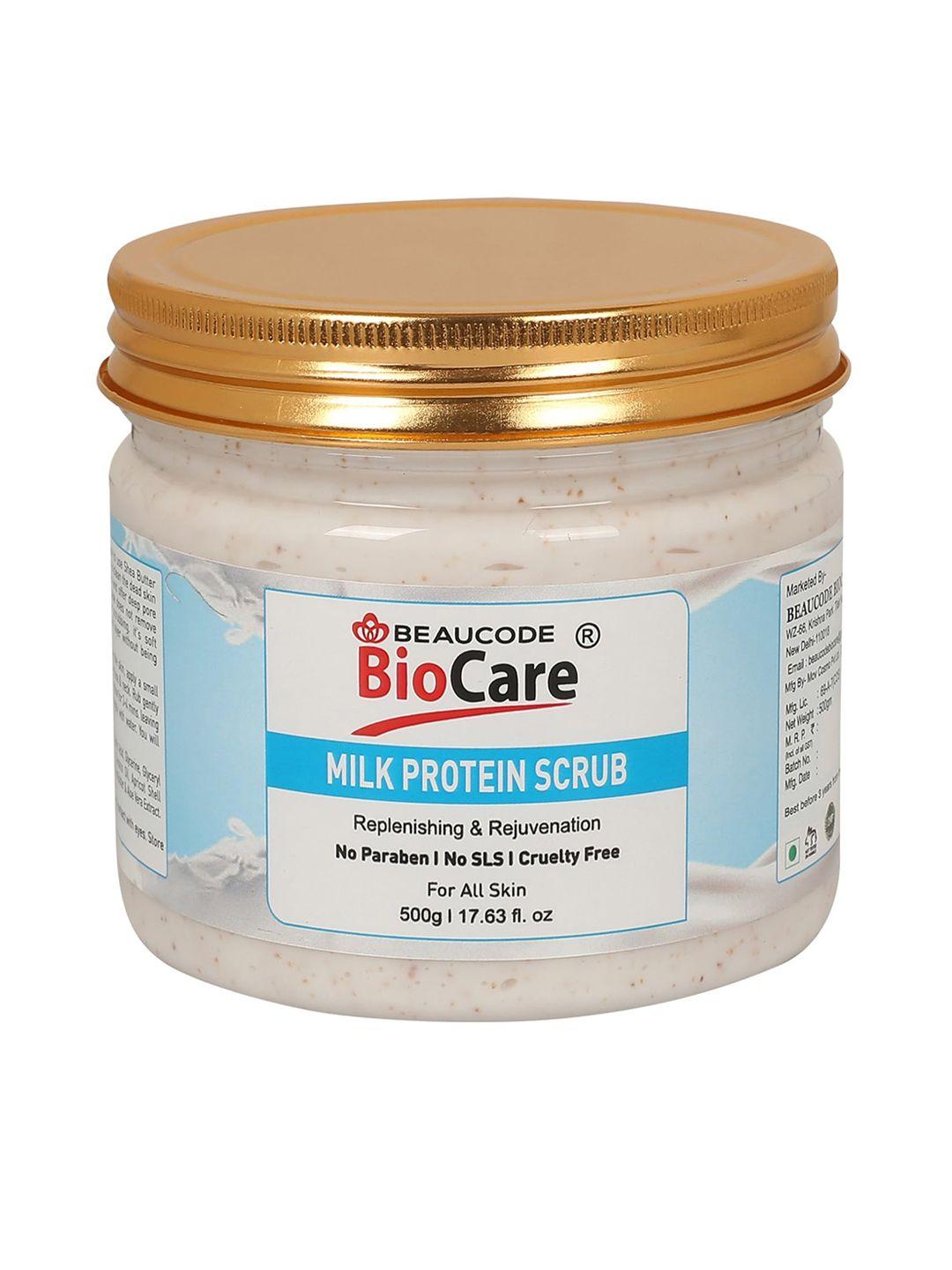 beaucode biocare milk protein scrub for all skin types - 500 g