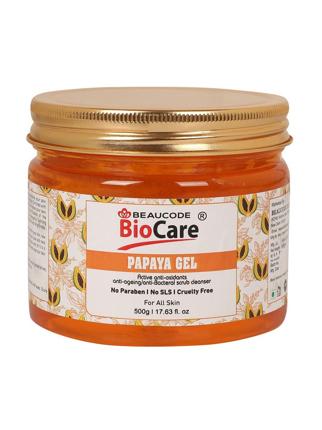 beaucode biocare papaya gel with active anti -oxidants for all skin types - 500 g
