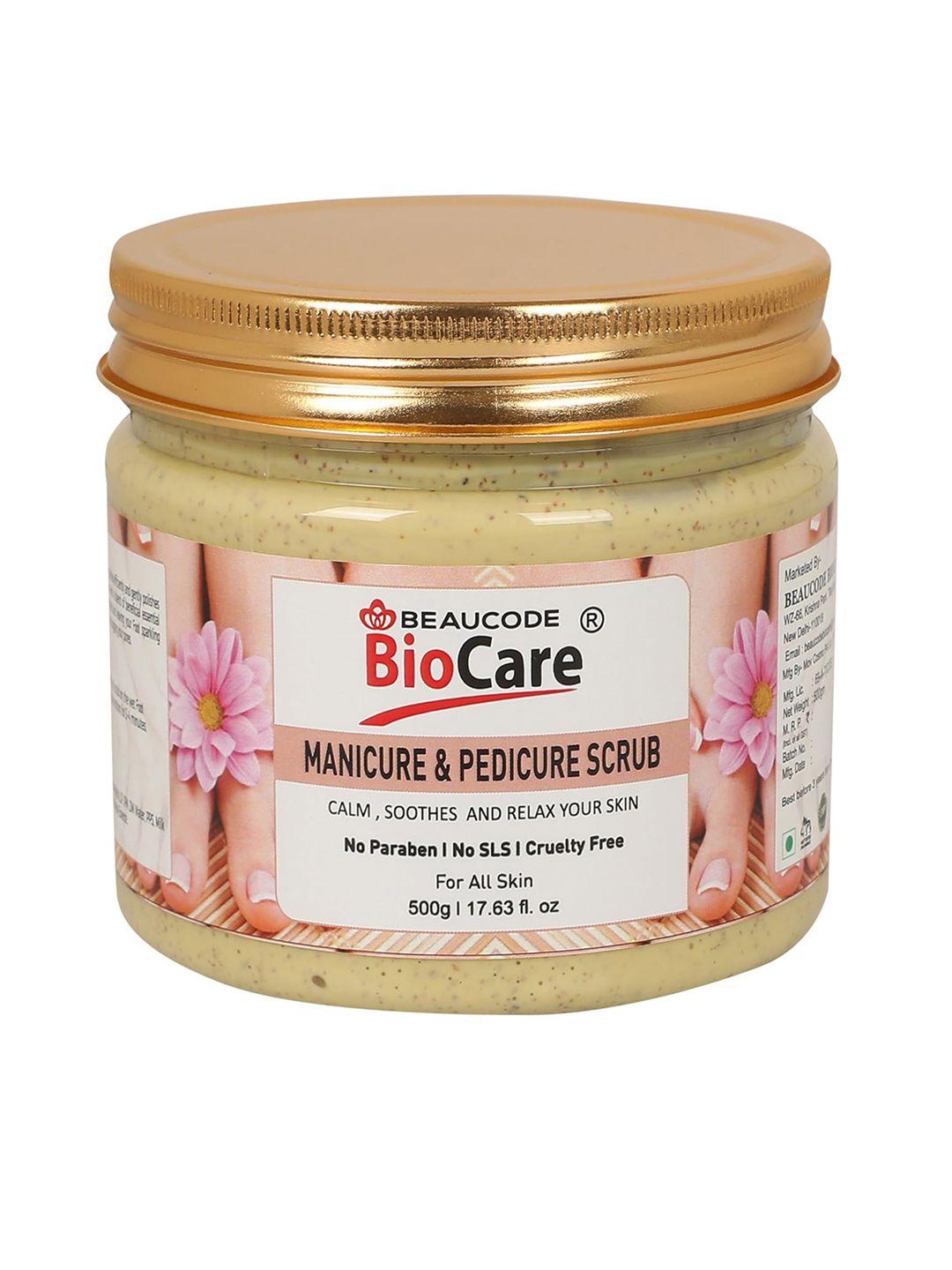 beaucode biocare paraben-free manicure & pedicure scrub - 500 g