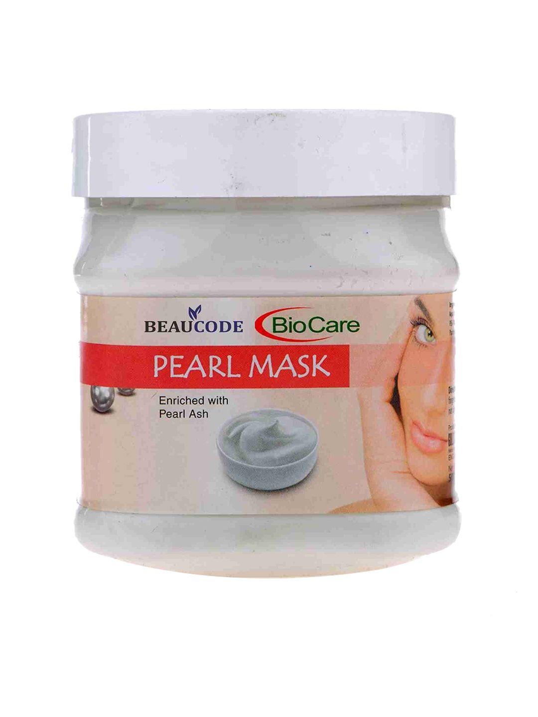 beaucode biocare pearl face mask with pearl ash - 250 ml