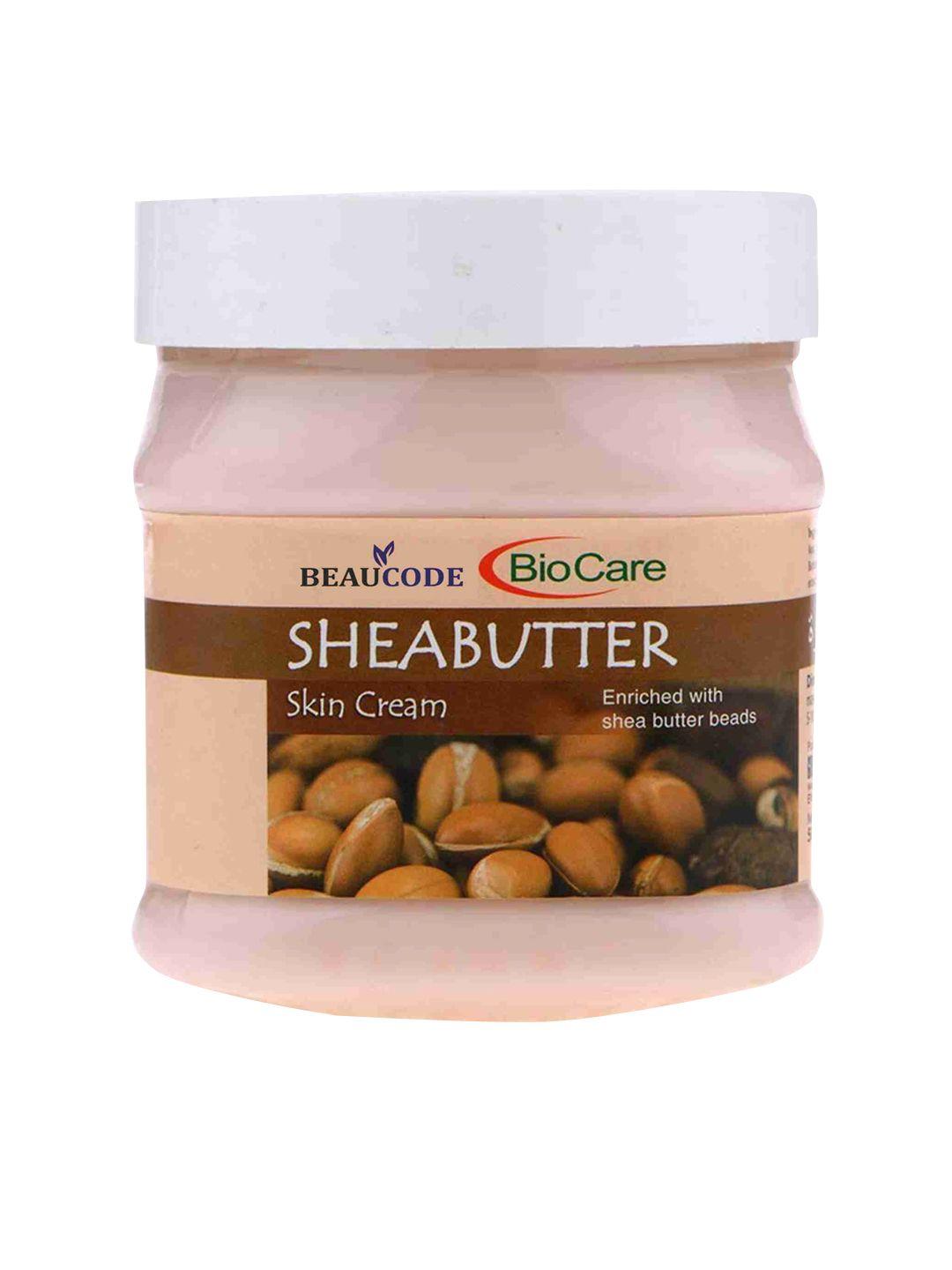 beaucode biocare shea butter skin cream with shea butter beads - 250 ml