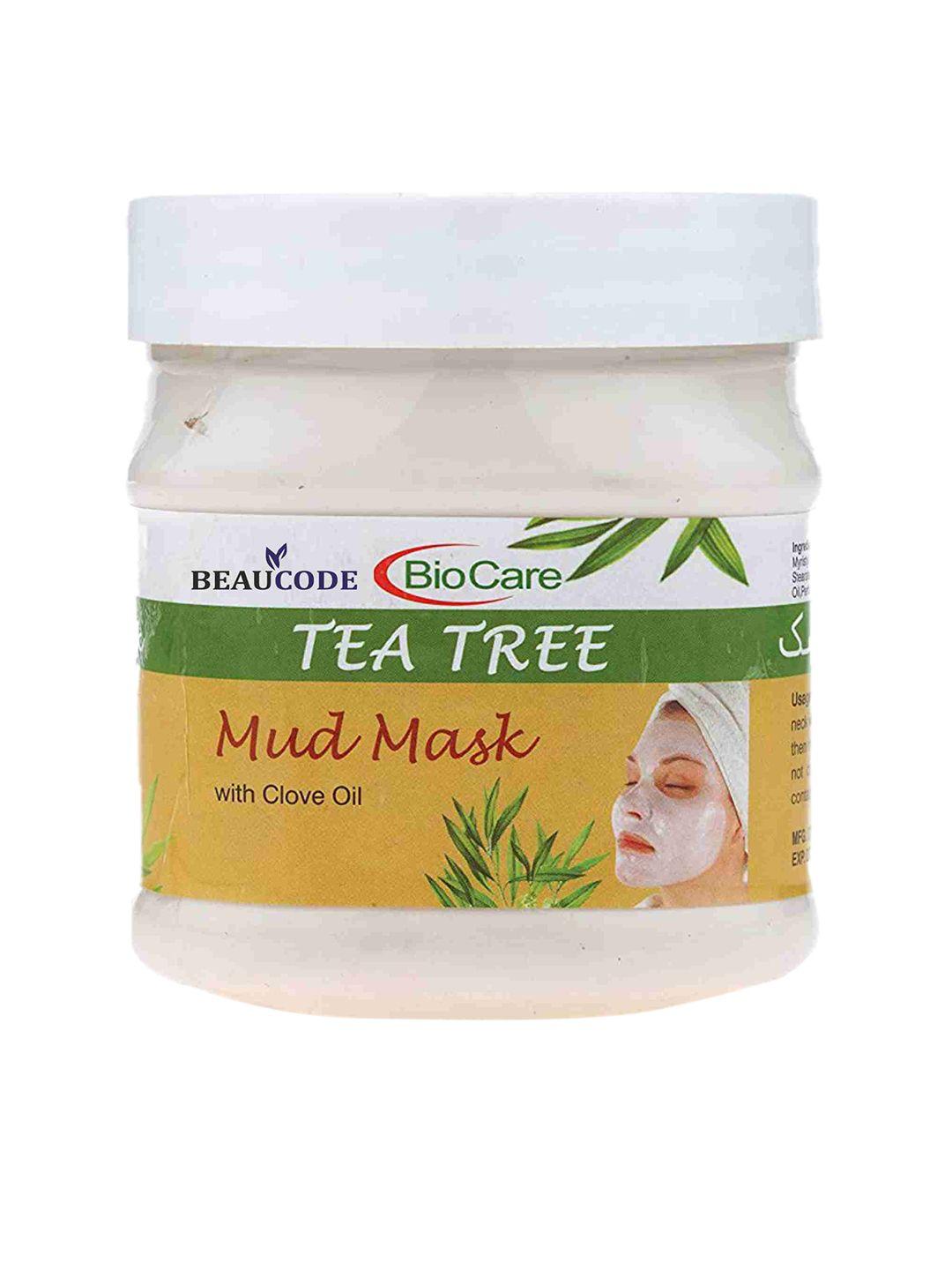 beaucode biocare tea tree mud mask with clove oil - 250ml