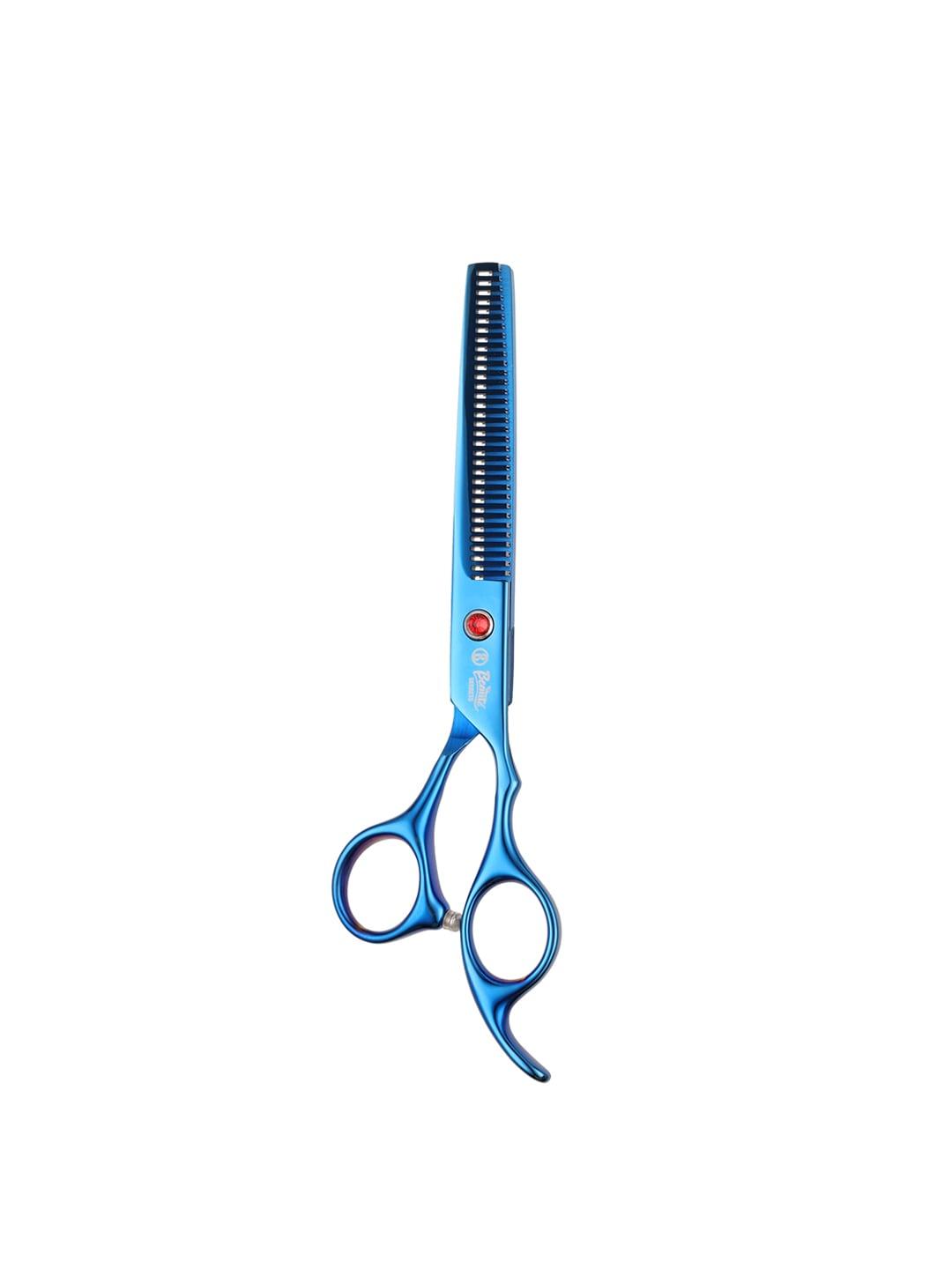 beaute secrets grooming hair cutting & thinning scissors - blue