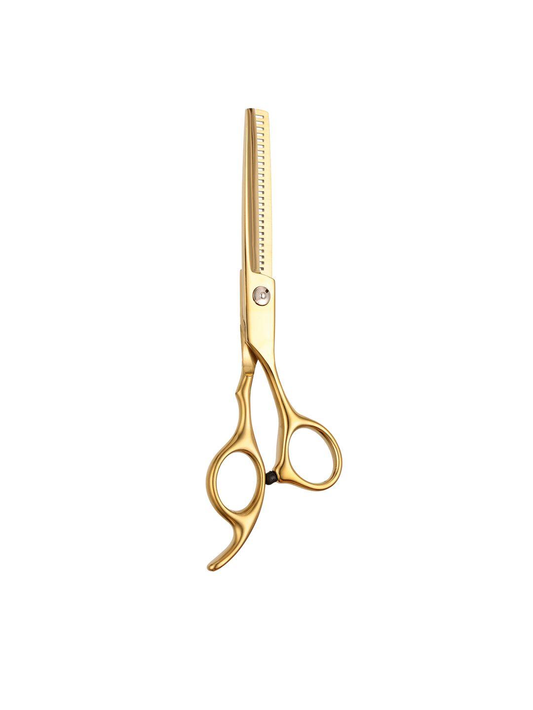 beaute secrets professional hair thinning scissors - gold