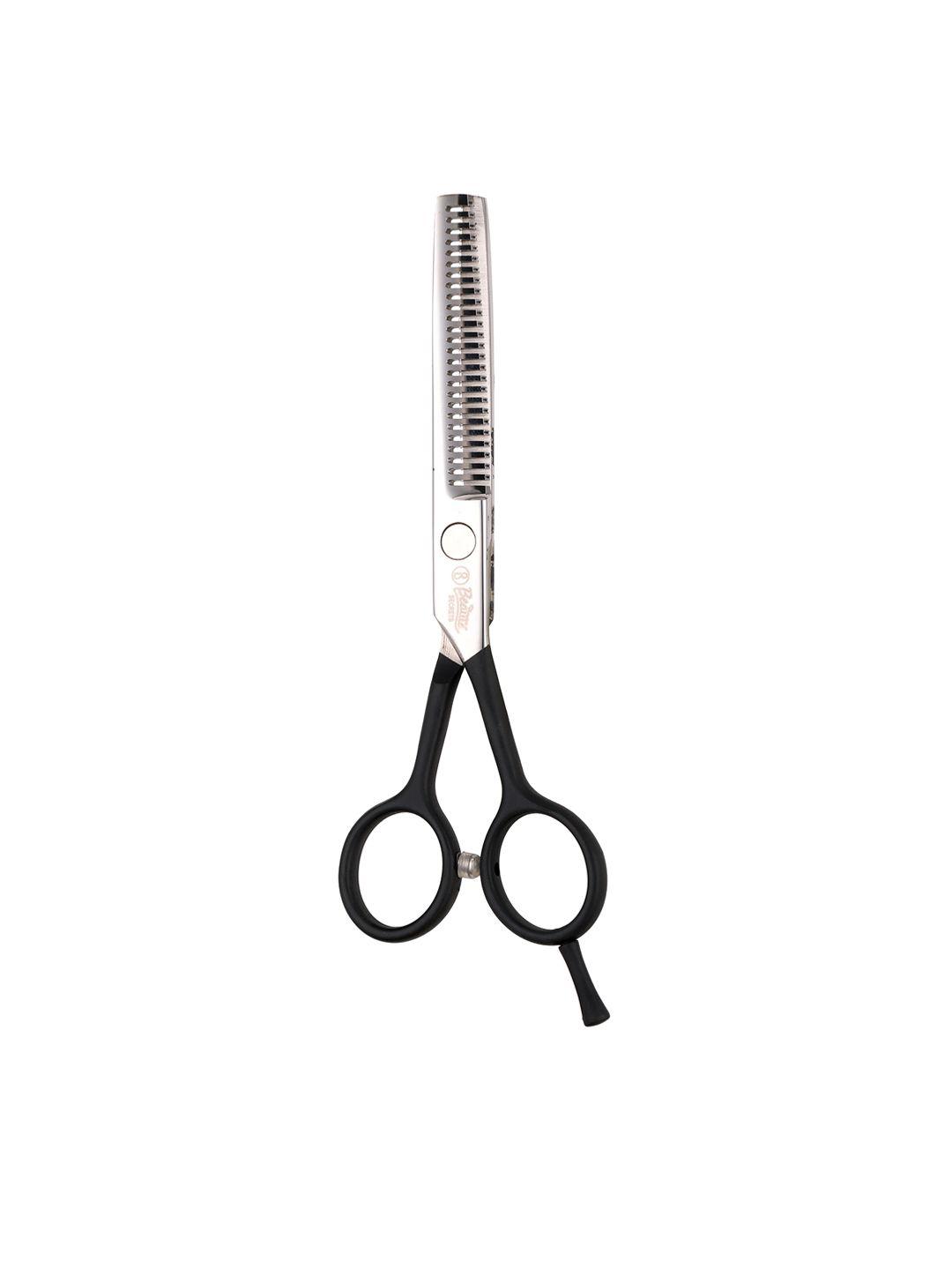 beaute secrets scissors professional hair thinning scissors - silver & black