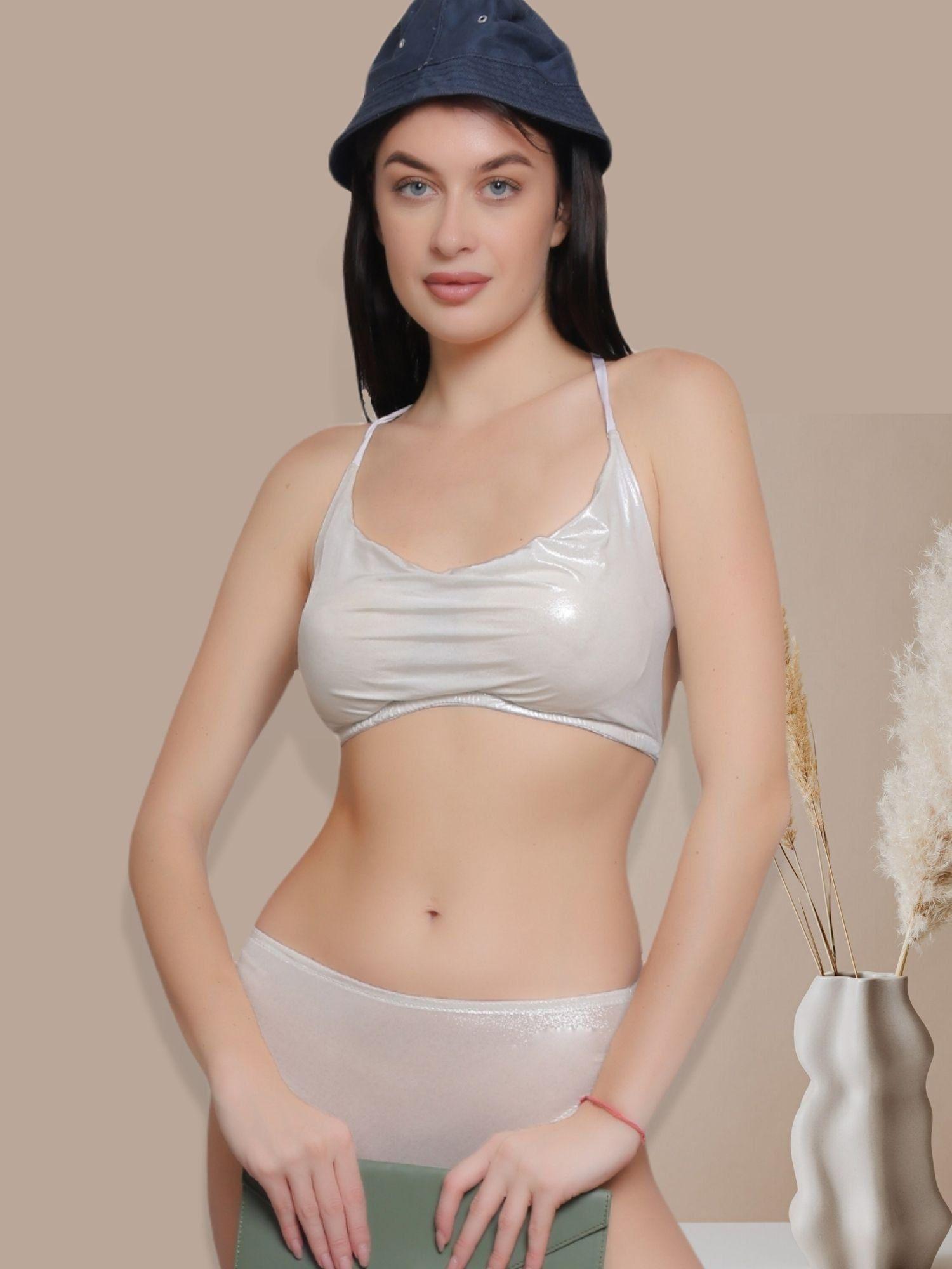 beautiful basic halter neck bralette (set of 2)