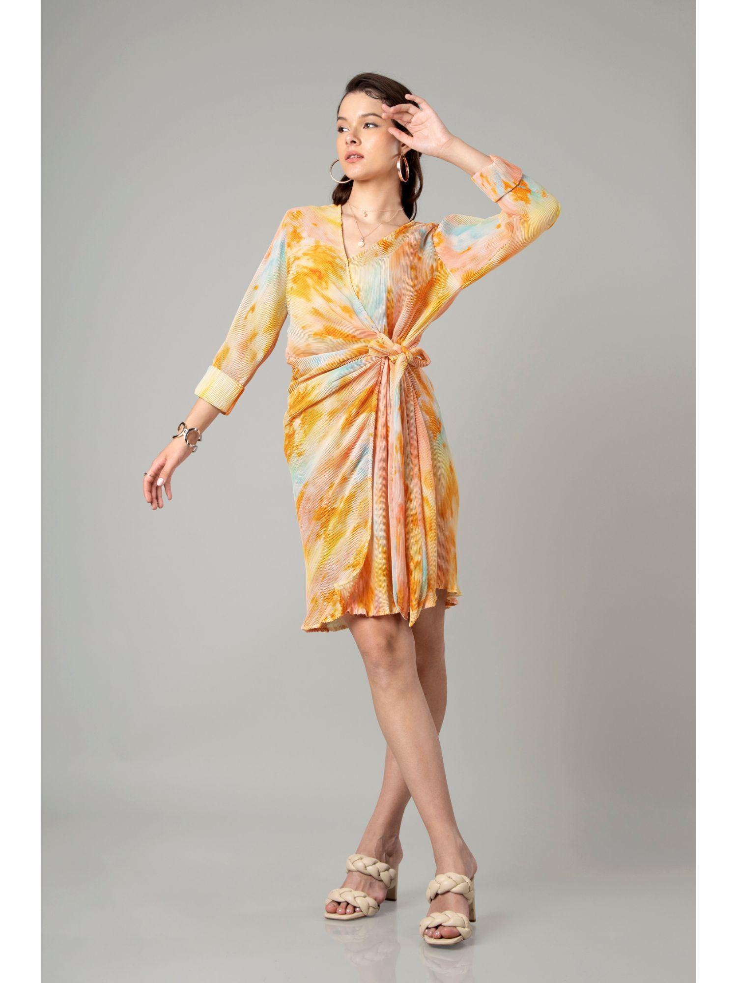 beautiful tie wrap dress for women