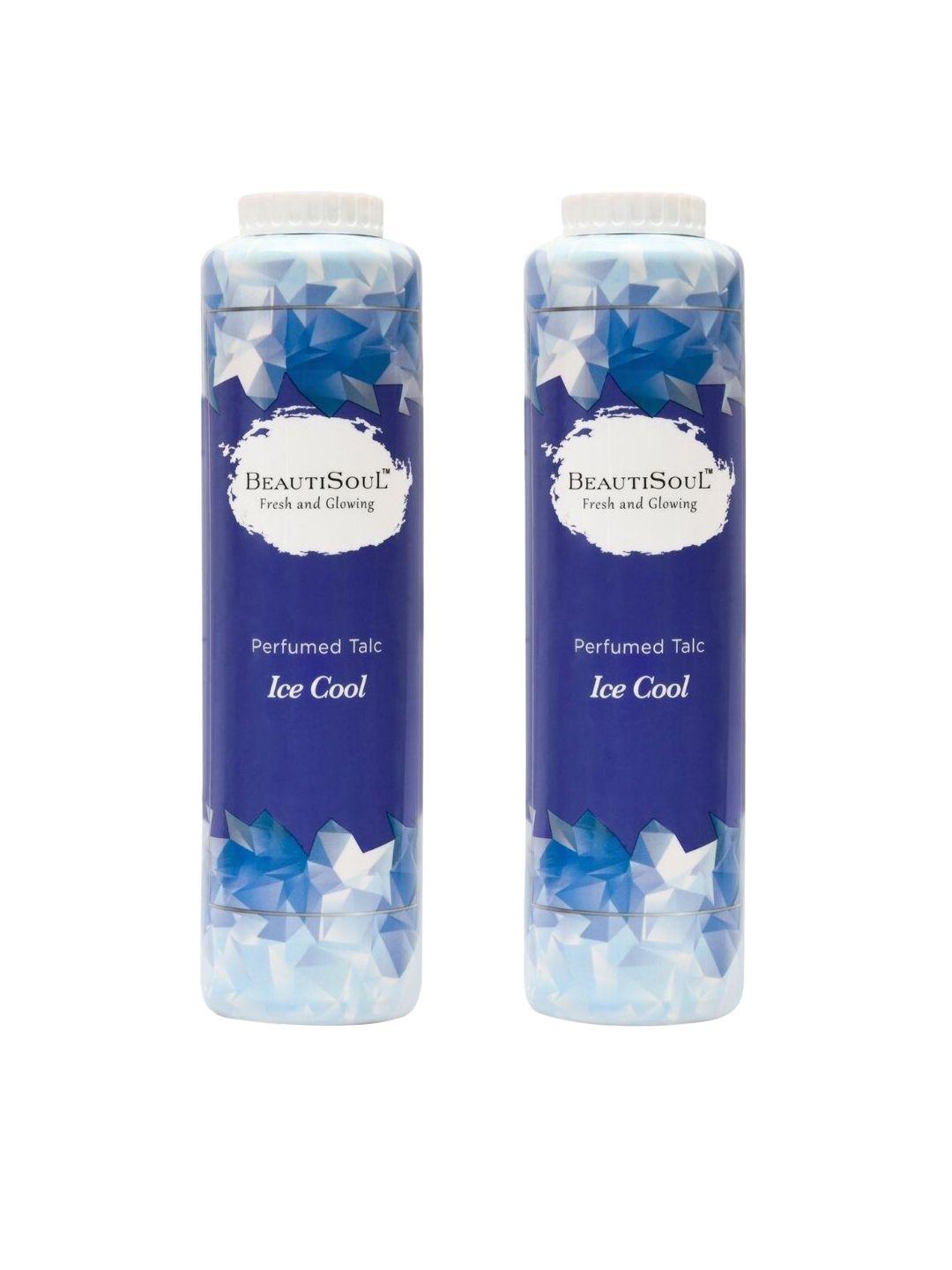 beautisoul pack of 2 ice cool perfumed talc 300gm each