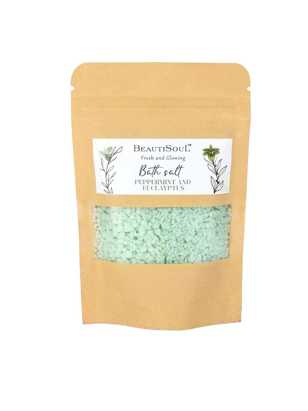 beautisoul peppermint and eucalyptus bath salt and foot soak for pain relief 100g