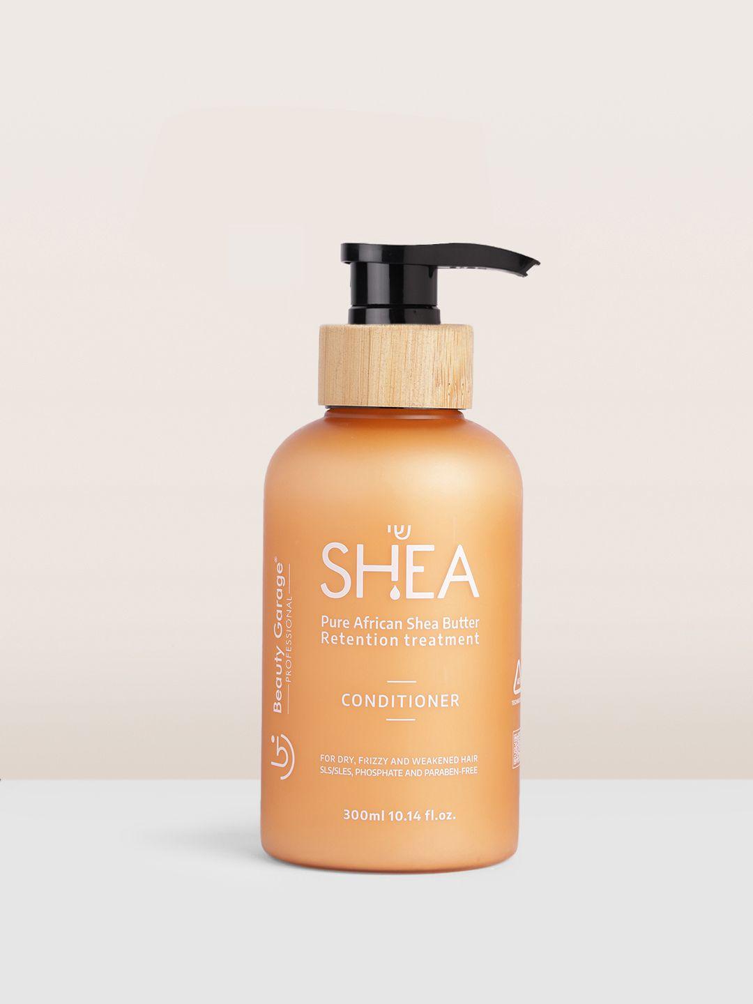 beauty garage pure african shea butter retention treatment conditioner - 300 ml