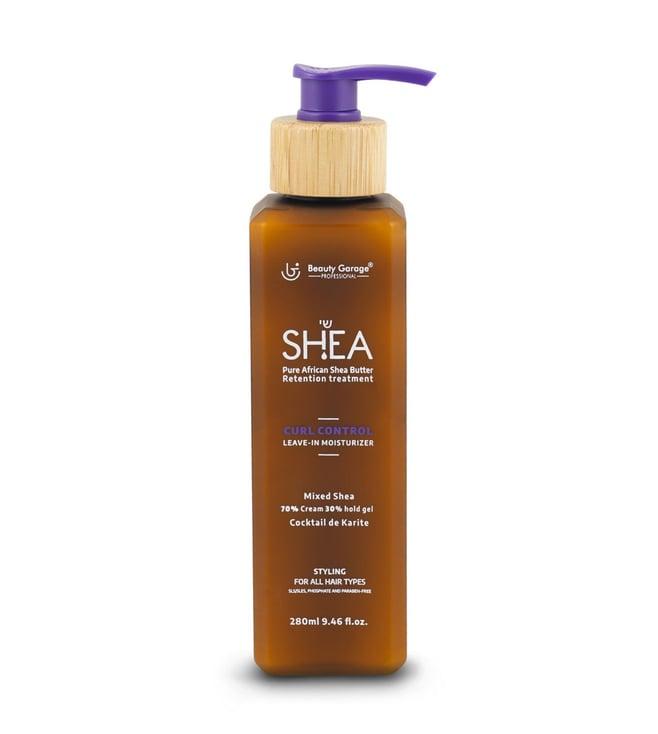 beauty garage shea curl control leave in moisturizer 70% cream 30% hold gel 280 ml