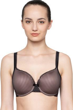 beauty-full idol underwired padded bra - black