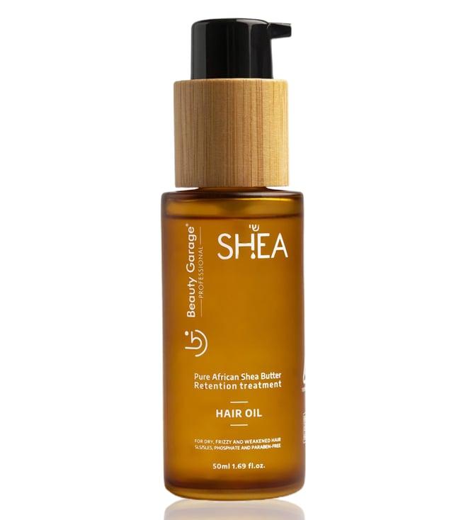 beauty garage pure african shea butter retention treatment hair oil 50 ml