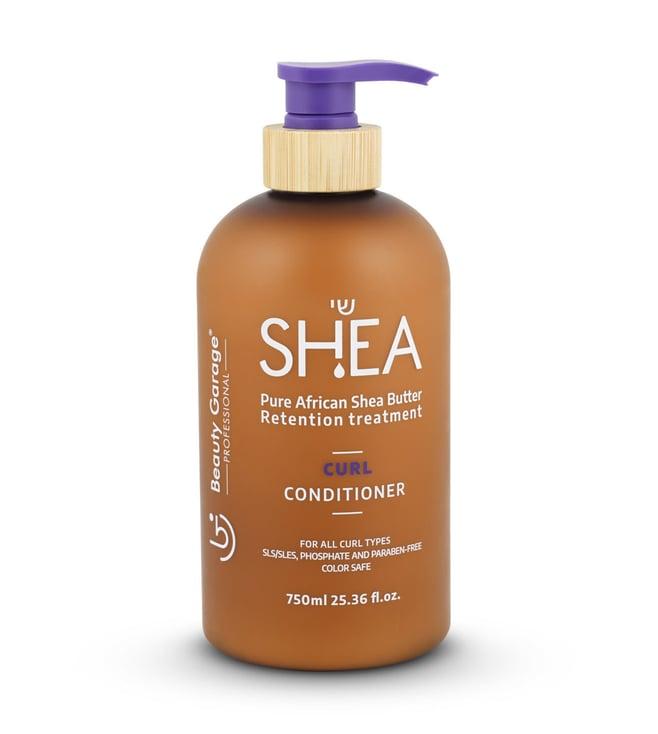 beauty garage shea retention curl conditioner 750 ml