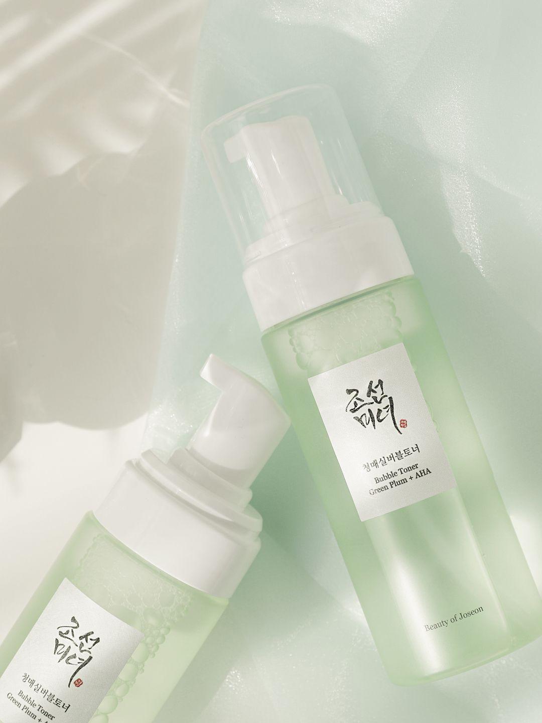 beauty of joseon transparent plum with aha bubble toner