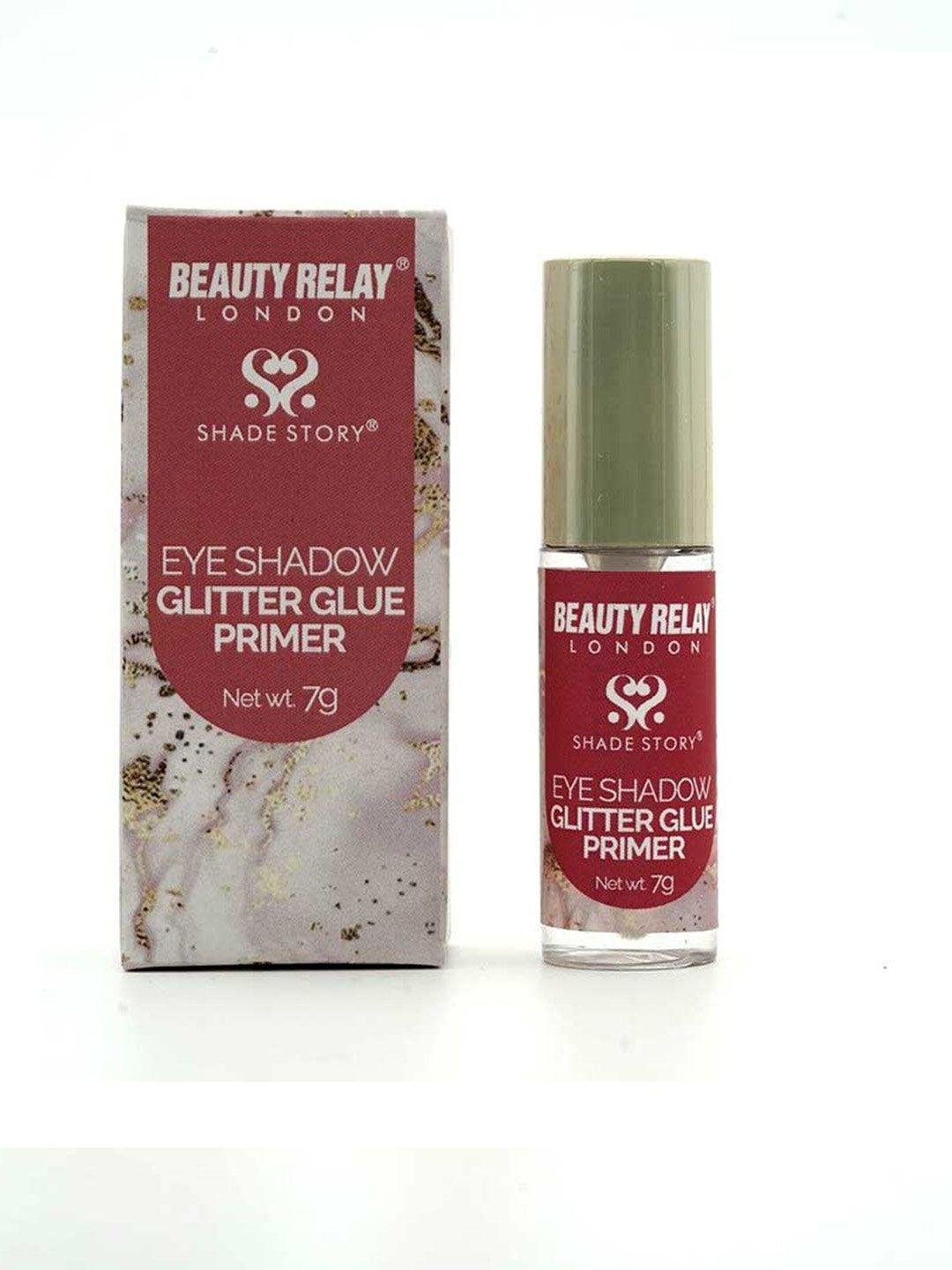 beautyrelay london eye liquid glitter glue primer with sandalwood oil - 7g