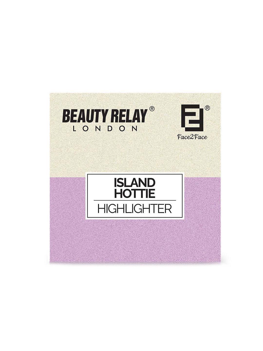 beautyrelay london face 2 face island hottie highlighter with 2 shades