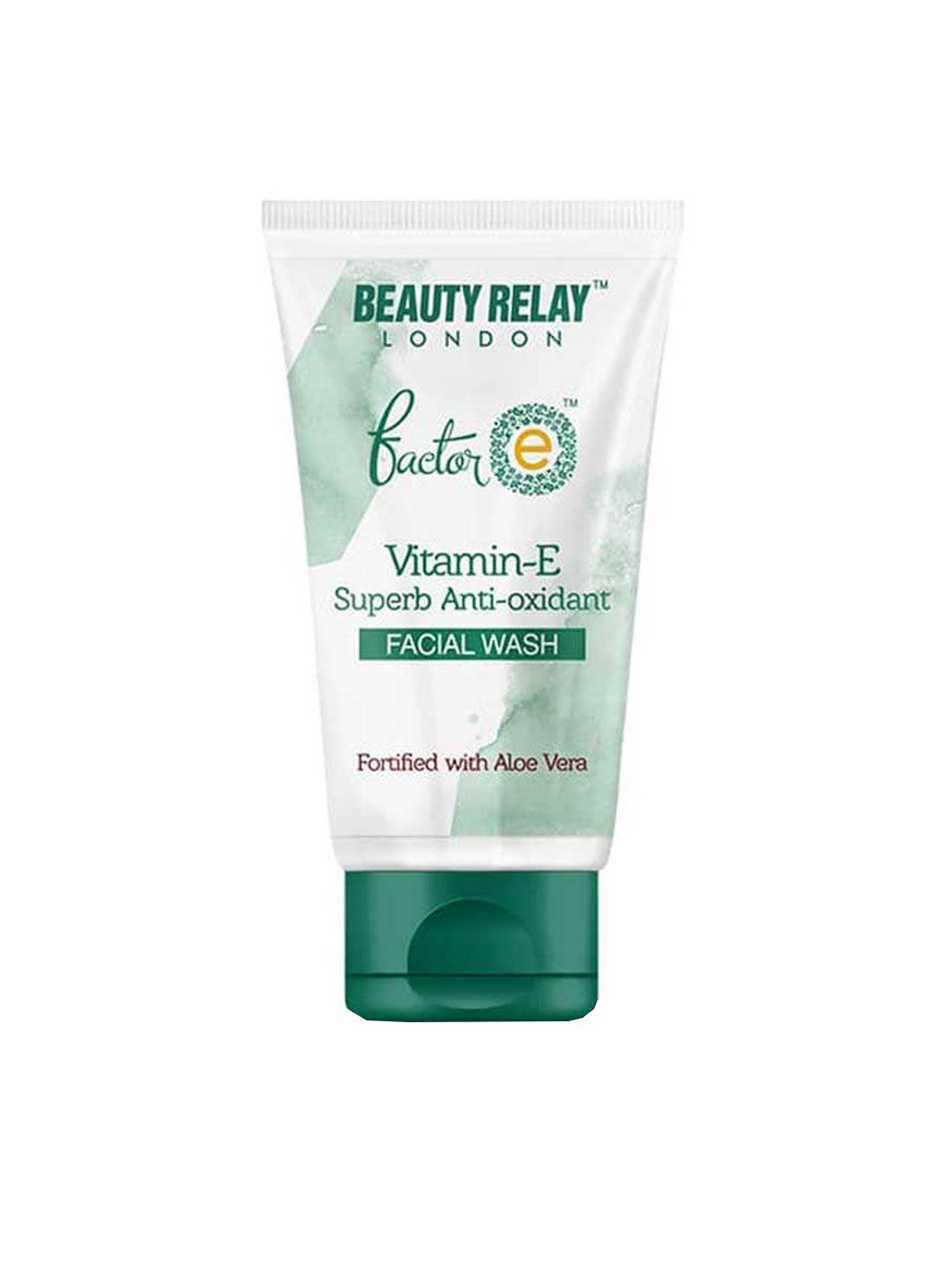 beautyrelay london factor e vitamin-e superb anti-oxidant face wash with aloevera - 165 g