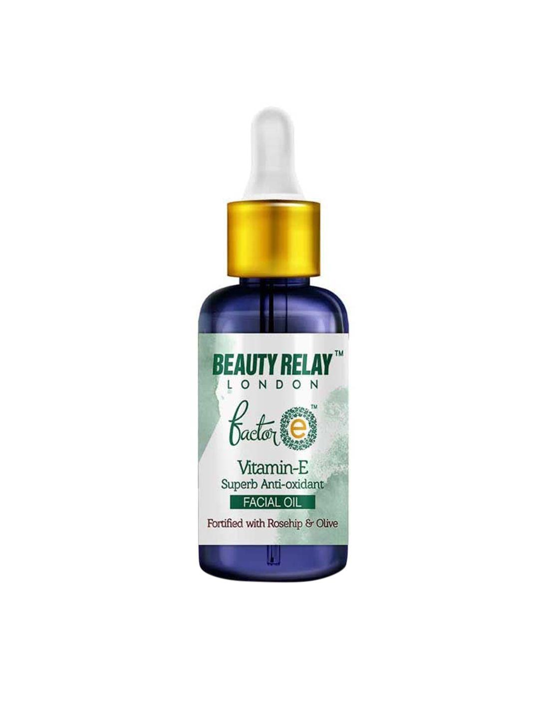 beautyrelay london factor e vitamin-e superb anti-oxidants facial oil with rosehip - 30 ml
