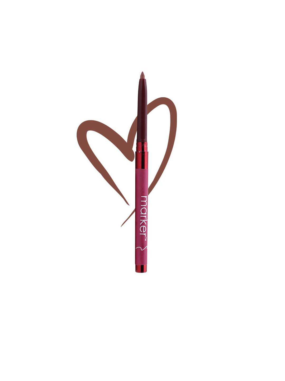 beautyrelay london outline the lips long-lasting lip liner with vitamin e 0.27g - coffee brown
