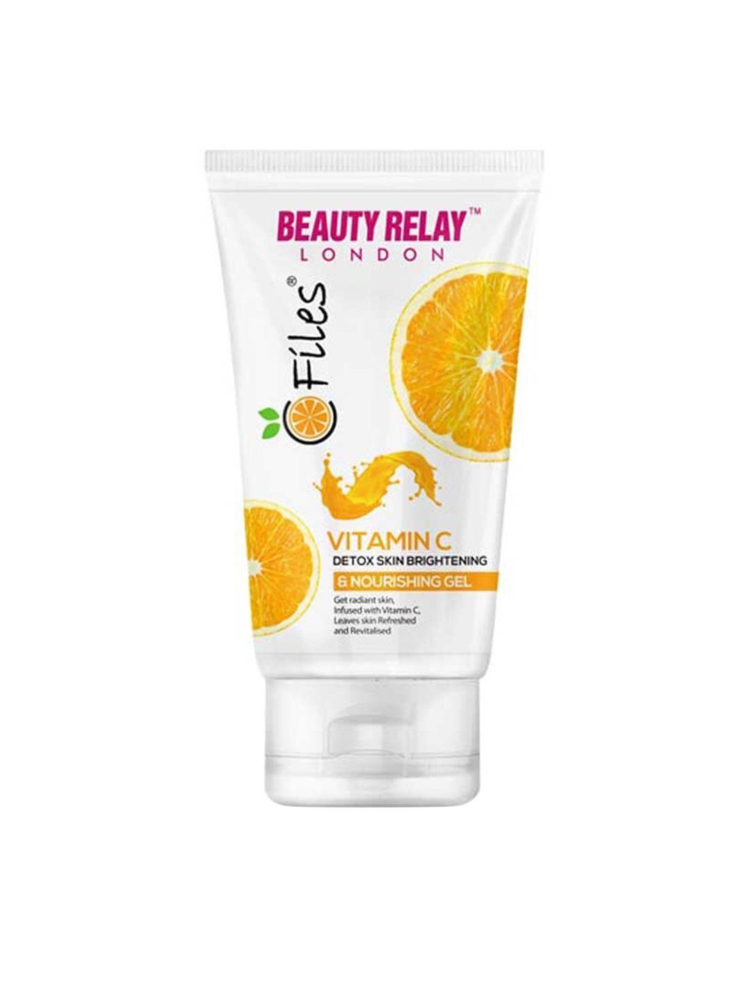 beautyrelay london skin brightening & nourishing gel with vitamin-e, orange