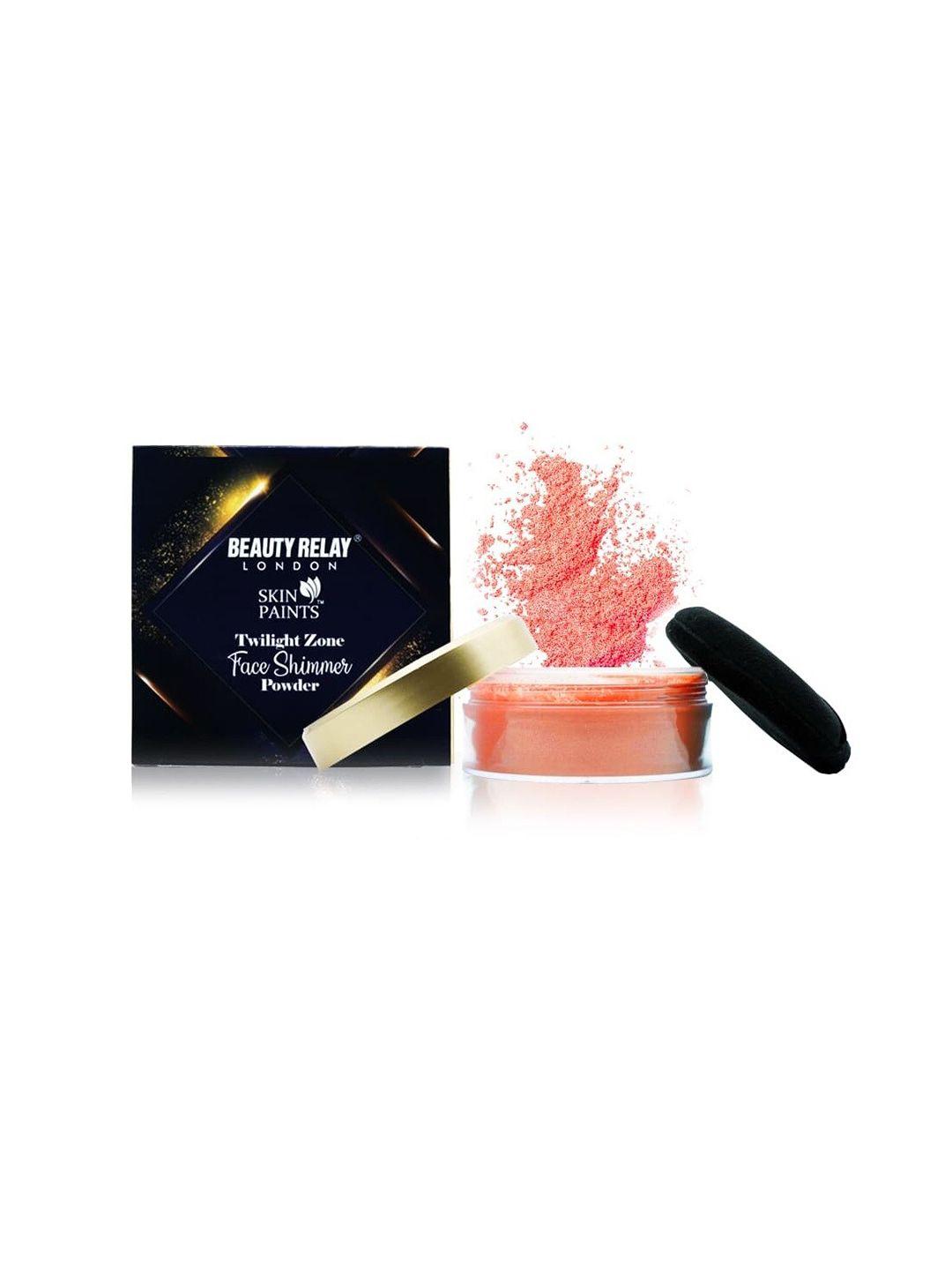 beautyrelay london skin paints twilight zone face shimmer powder - 25 g metallic rose