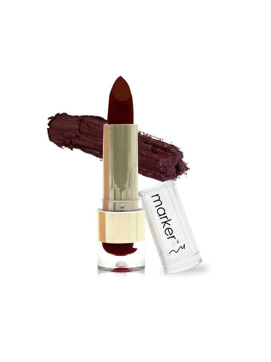 beautyrelay london women marker xplore hd matte lipstick 3.5g - mink brown