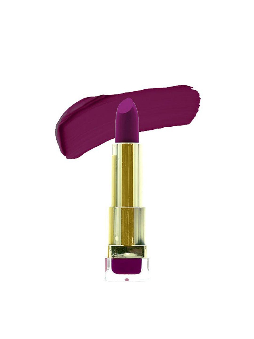 beautyrelay long lasting perfect pout & primer lipstick 3.5 g - purple passion