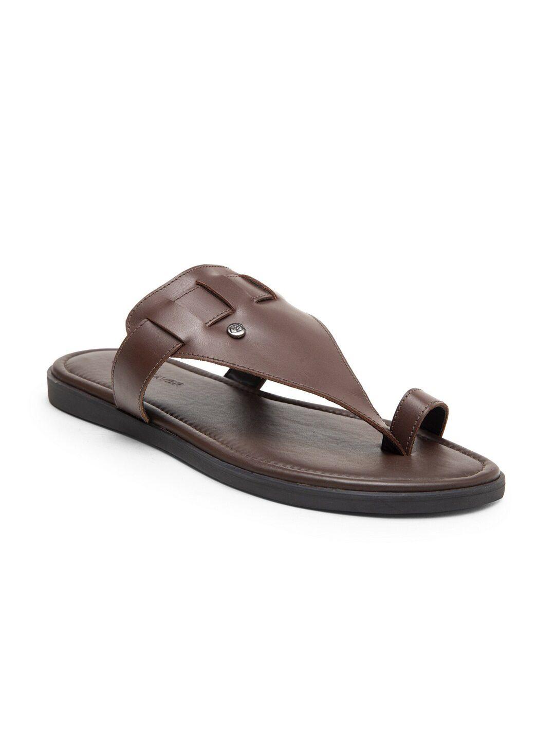 beaver men leather slip-on comfort sandals