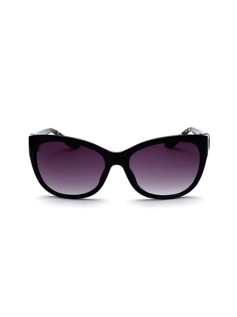 bebe bb3038 purple gradient cat eye sunglasses