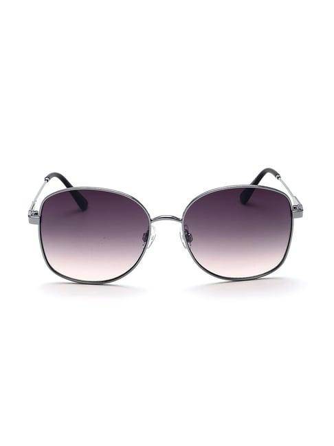 bebe bb3057 purple gradient square sunglasses