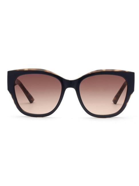 bebe brown square sunglasses for women