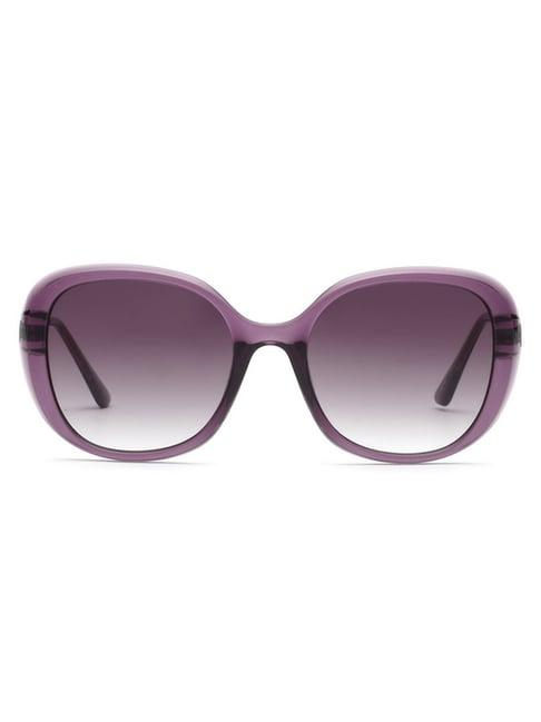 bebe grey round sunglasses for women