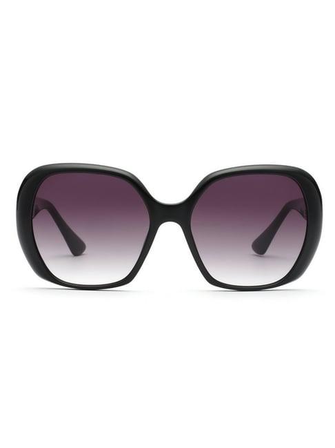 bebe grey square sunglasses for women