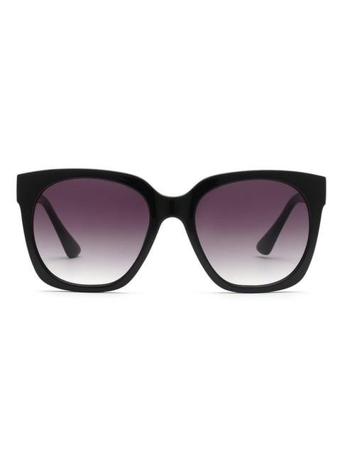 bebe grey square sunglasses for women