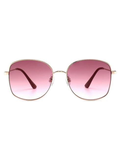 bebe pink round sunglasses for women