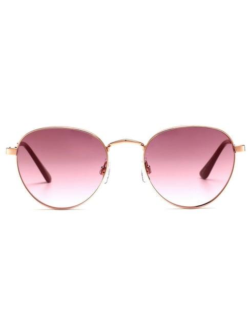 bebe pink round unisex sunglasses