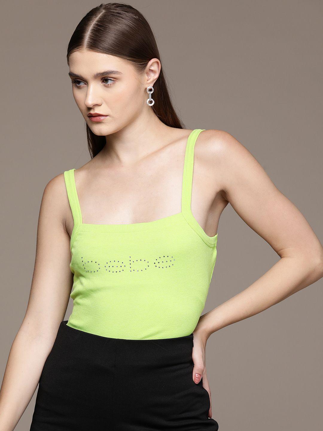 bebe season staples studded top