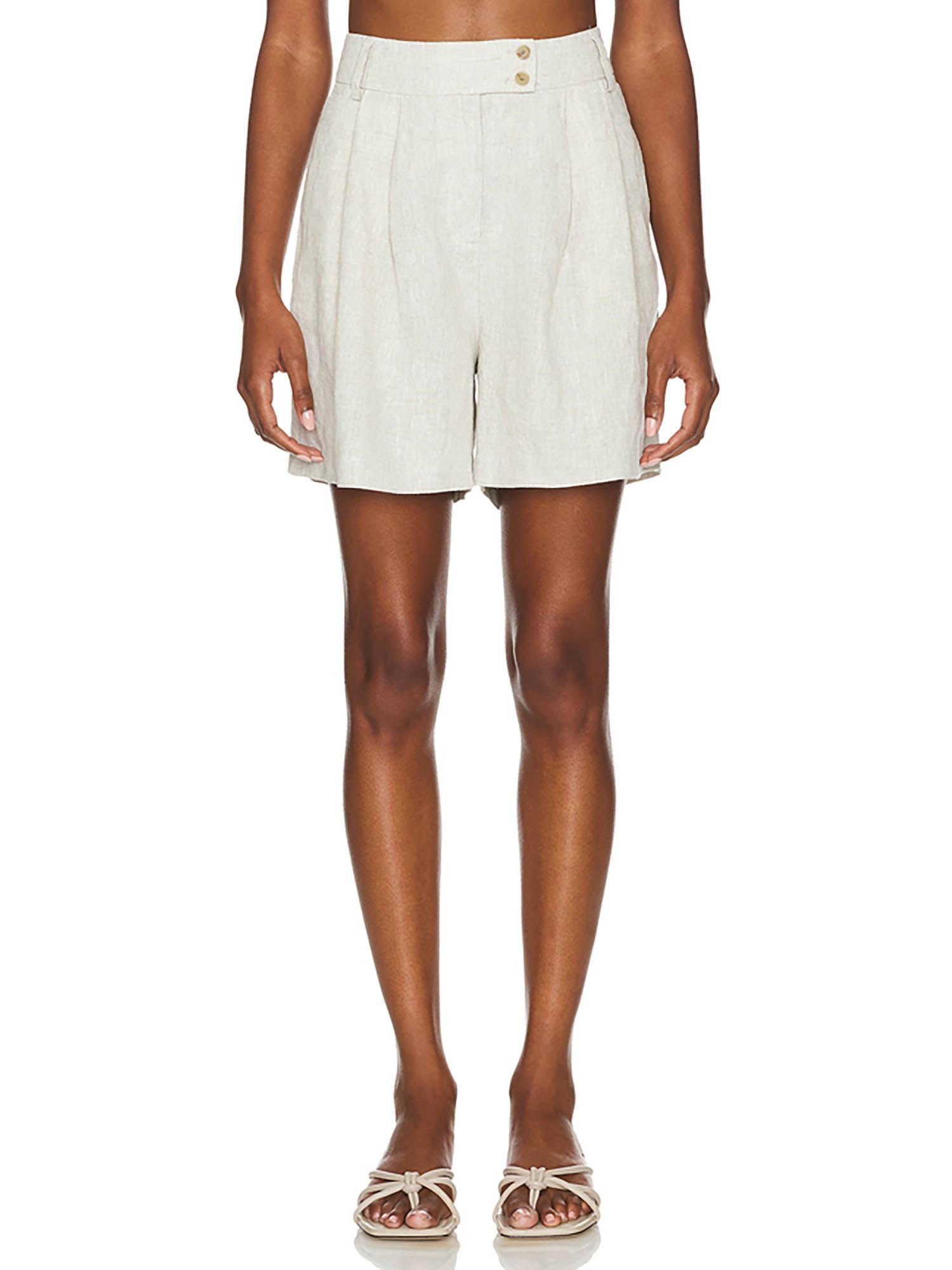 beckett linen shorts