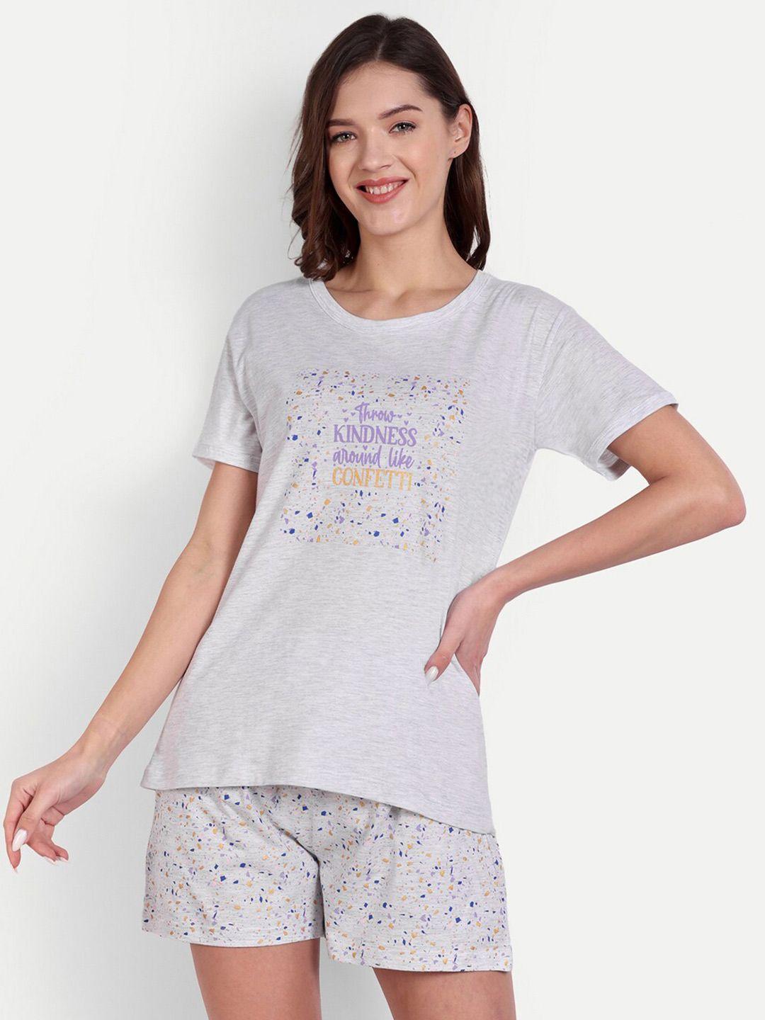 bedtime story printed pure cotton night suit