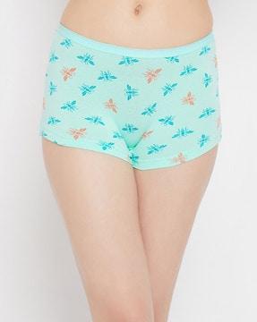 bee print  boyshorts panties