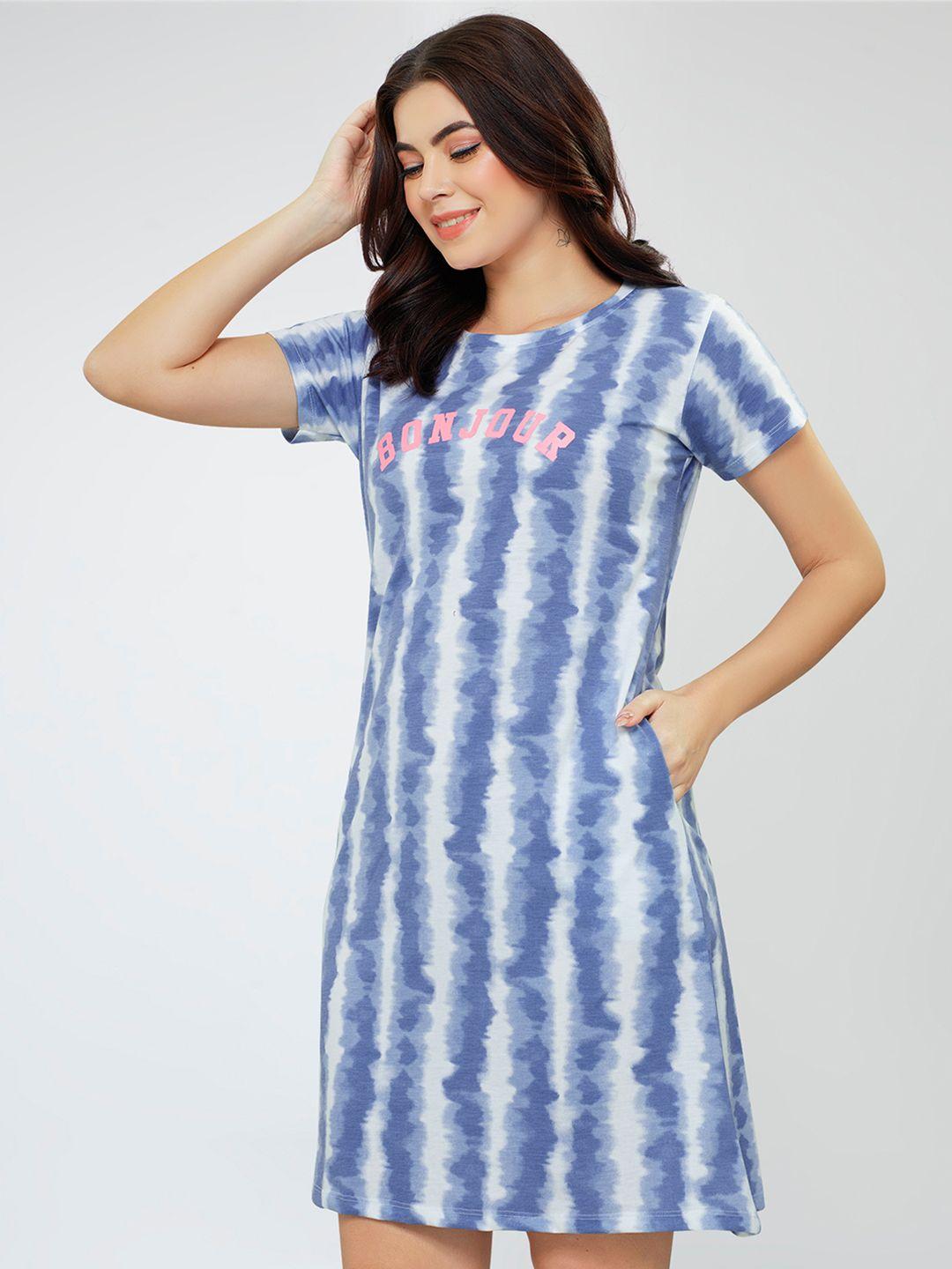 beebelle tie and dye t-shirt nightdress