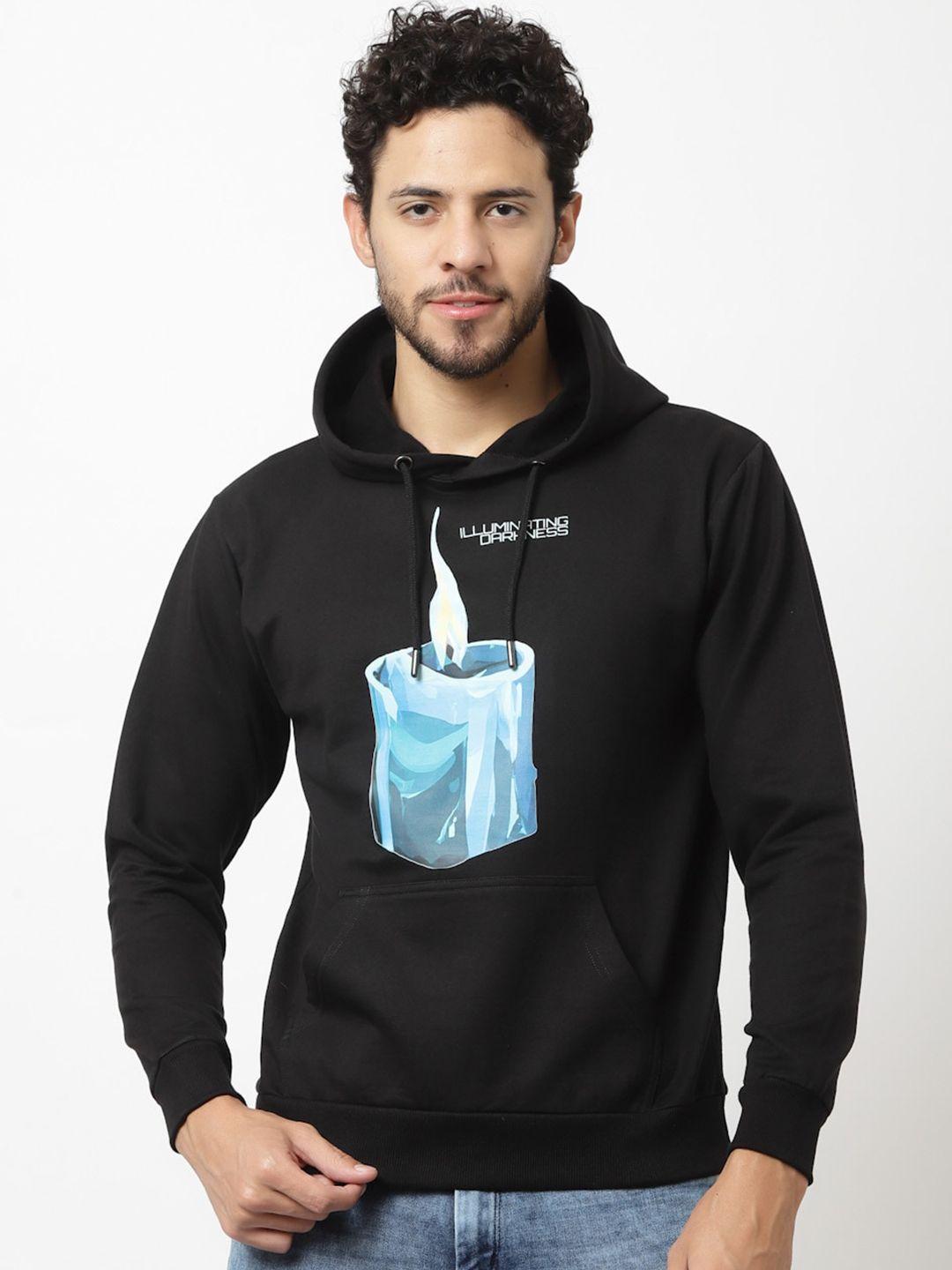 beetein lamhein graphic printed hooded pullover