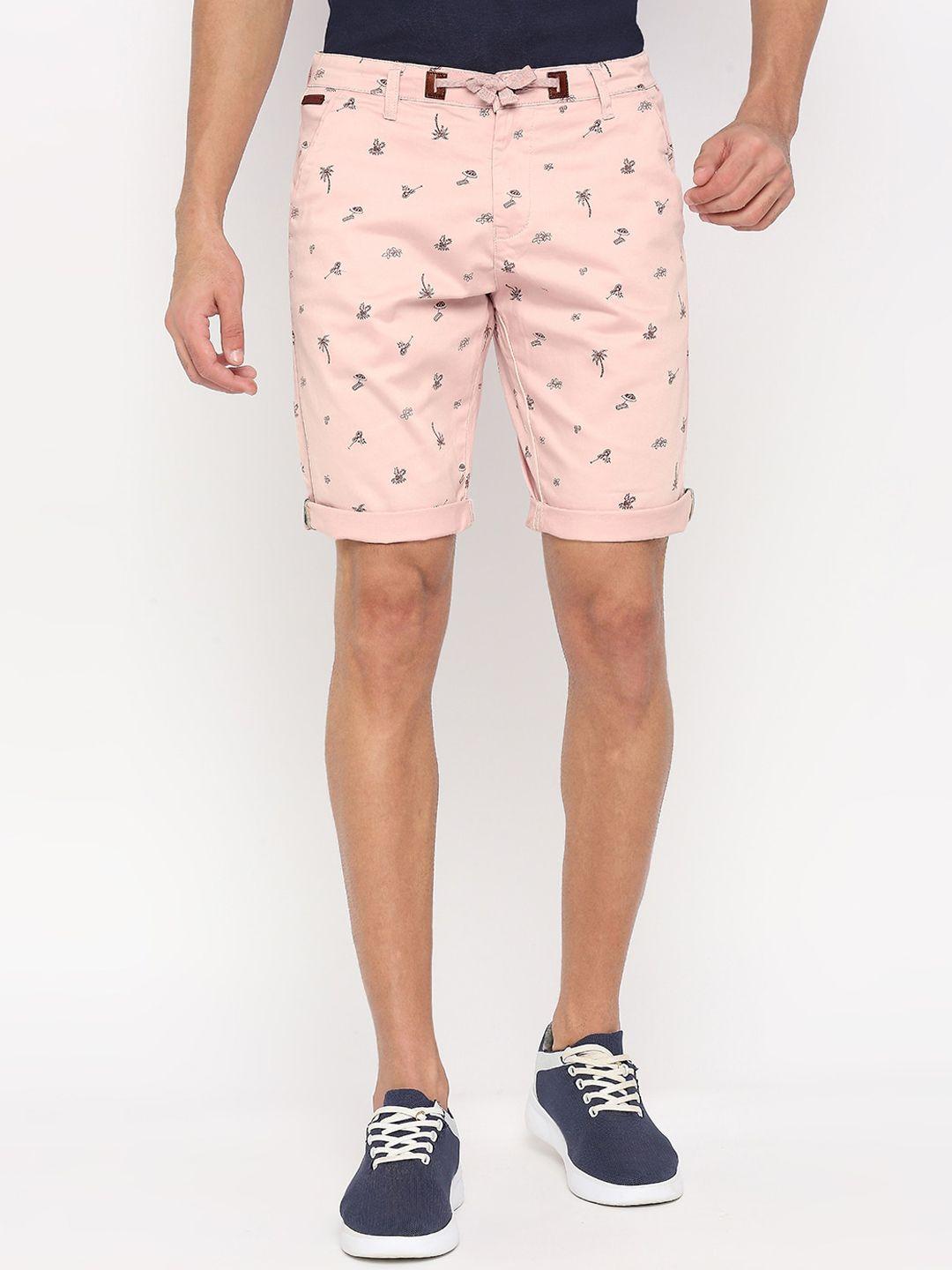 beevee men conversational printed shorts