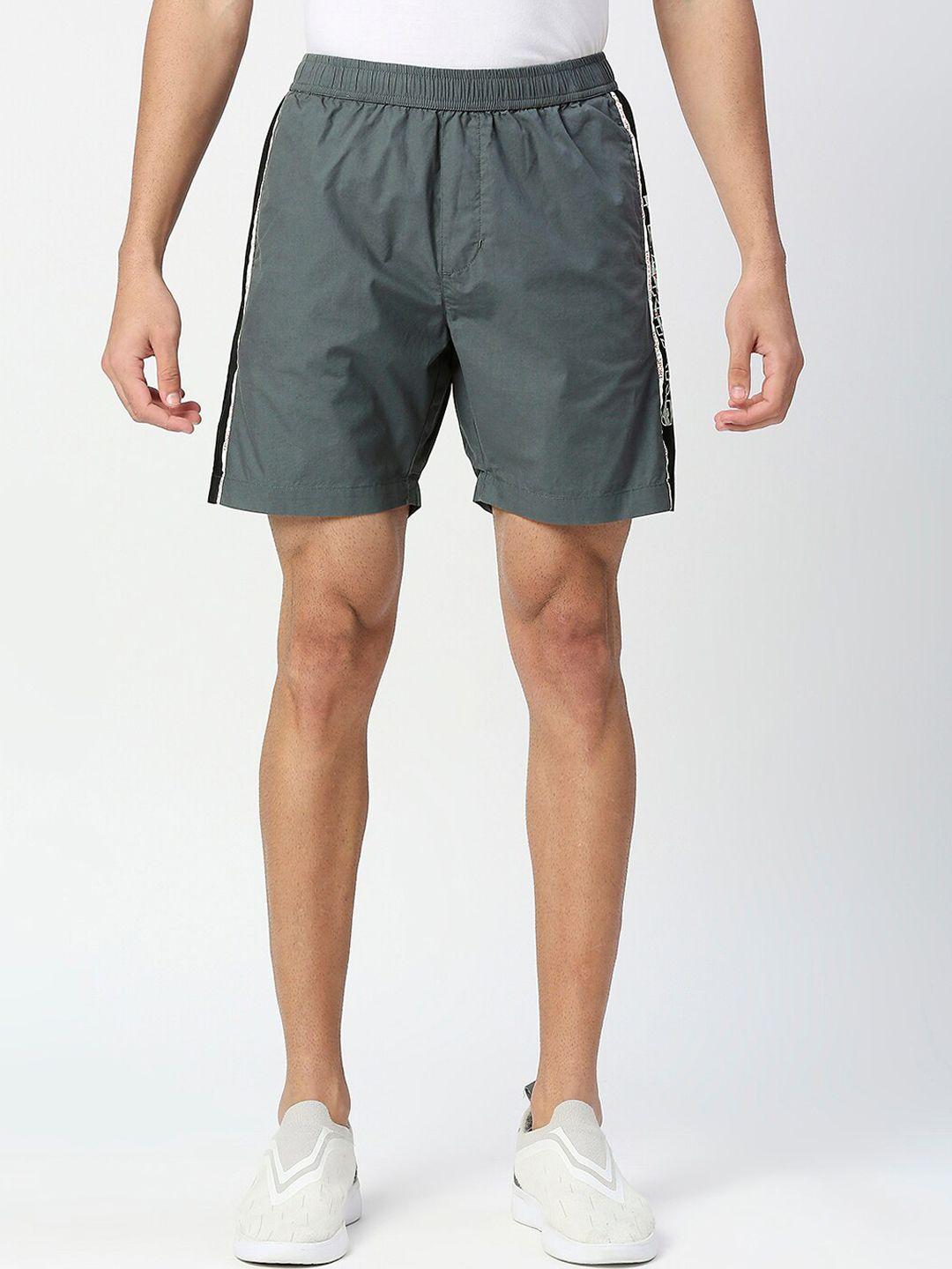 beevee men mid rise pure cotton outdoor sports shorts